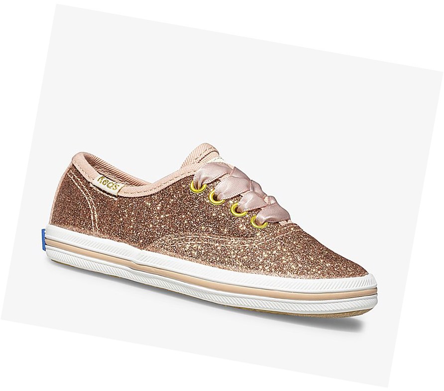 Zapatos Casuales Keds Little Kid Wedding Mujer Rosas Dorados | RQA871092