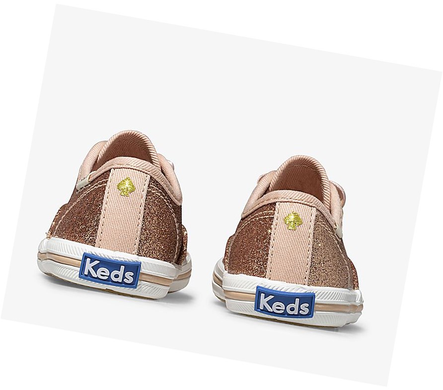 Zapatos Casuales Keds Little Kid Wedding Mujer Rosas Dorados | RQA871092