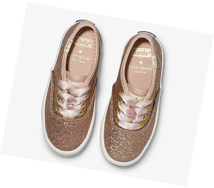 Zapatos Casuales Keds Little Kid Wedding Mujer Rosas Dorados | RQA871092