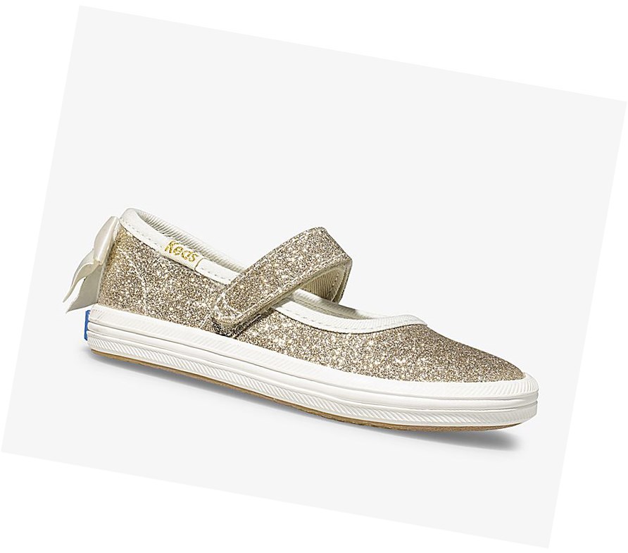 Zapatos Mary Jane Keds Little Kid Wedding Mujer Dorados | BHV948163