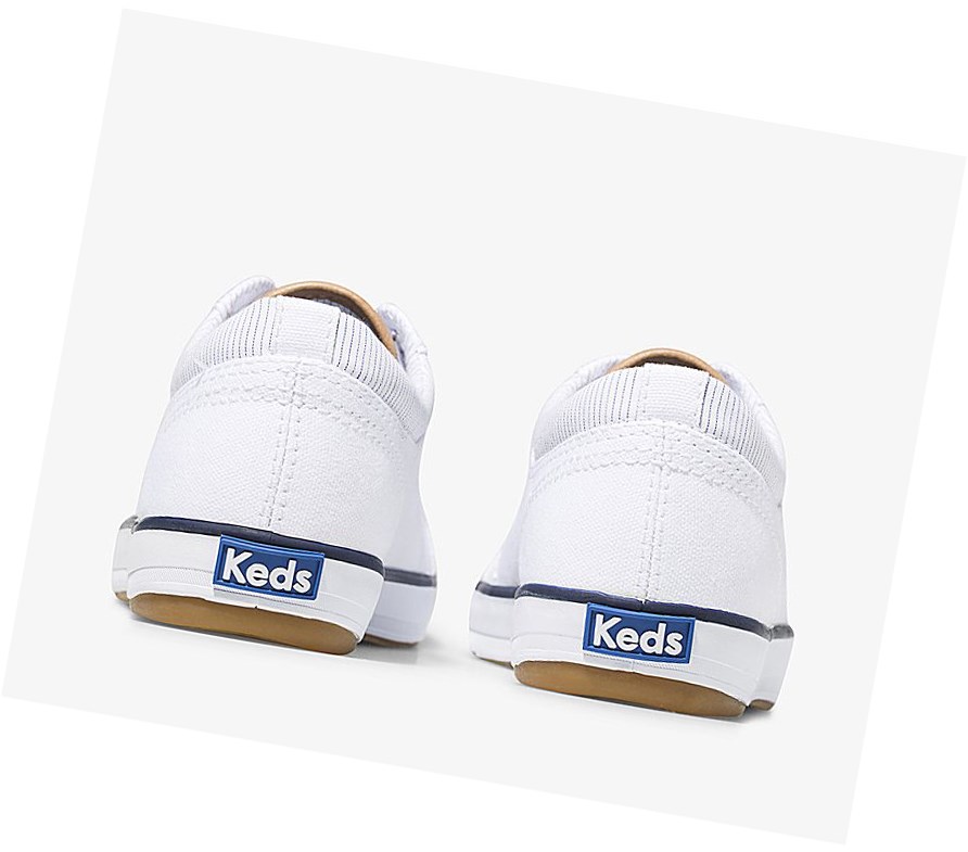 Zapatos con Cordones Keds Center Comodidad Mujer Blancos | LYX286170