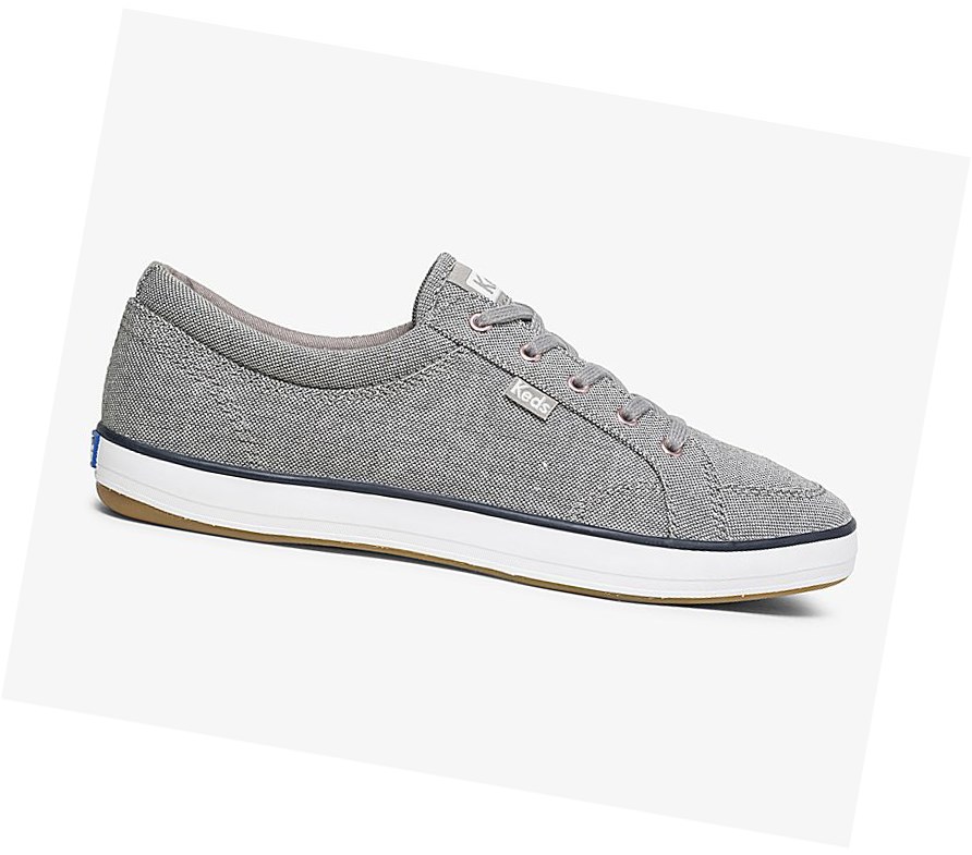 Zapatos con Cordones Keds Center Speckled Knit Comodidad Mujer Grises | LNE820597