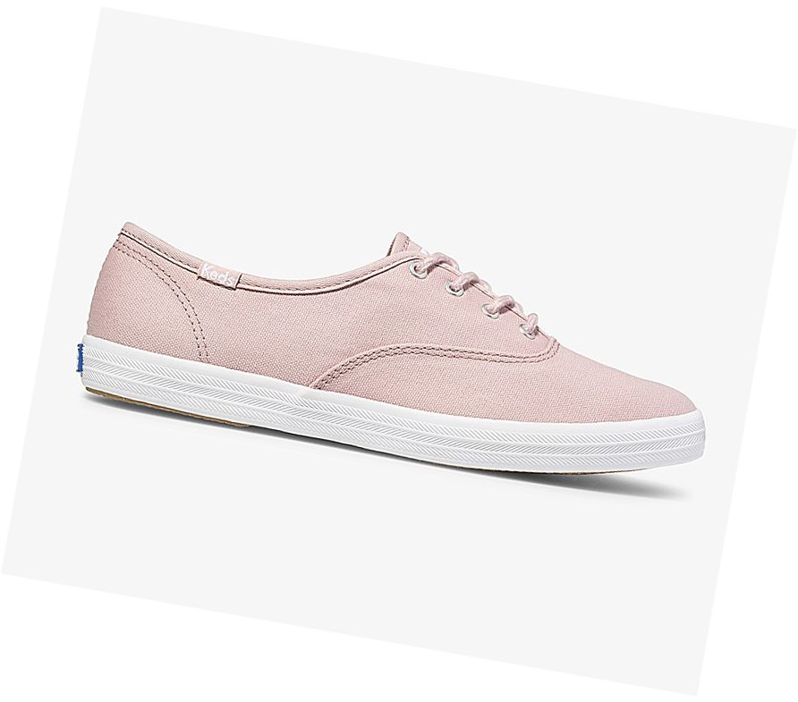 Zapatos con Cordones Keds Champion Fall Solids Mujer Rosas | WBP379481