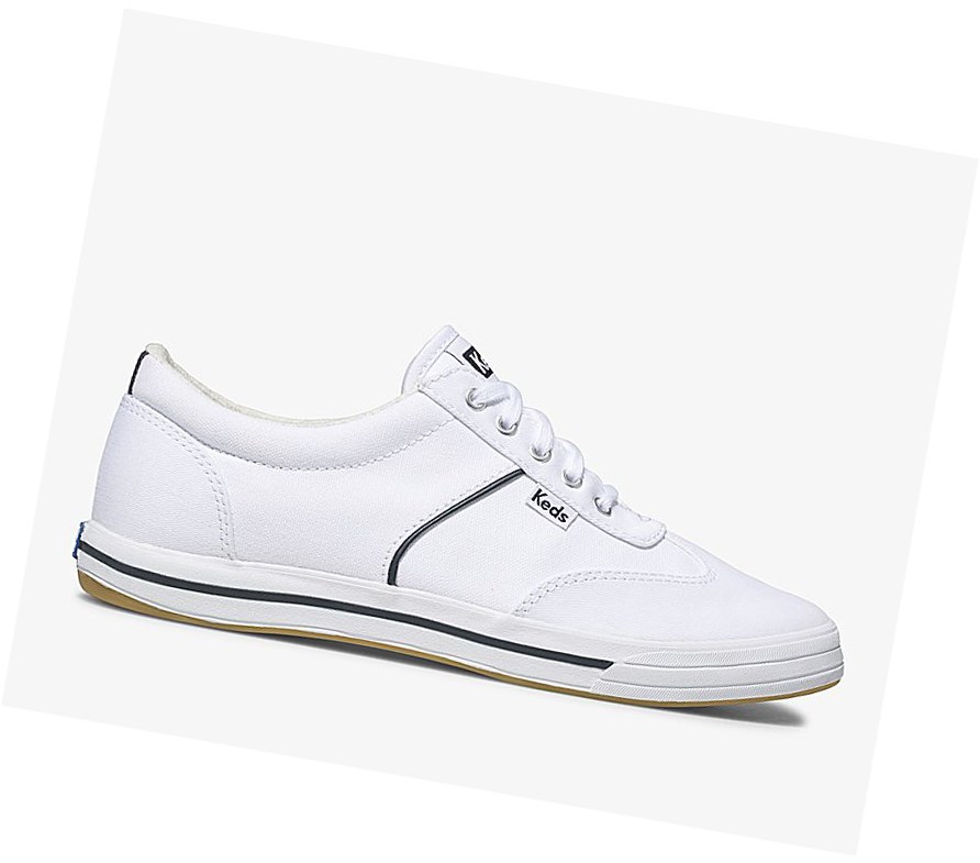 Zapatos con Cordones Keds Courty Comodidad Mujer Blancos | NBC793012