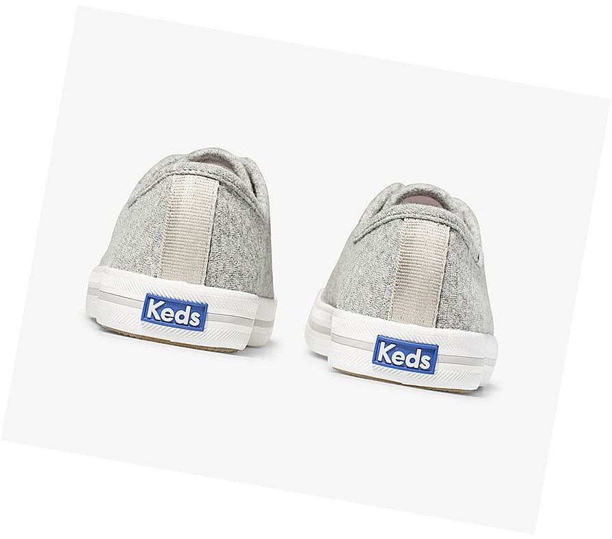 Zapatos con Cordones Keds Kickstart Triangle Jersey Mujer Grises | LMD541708