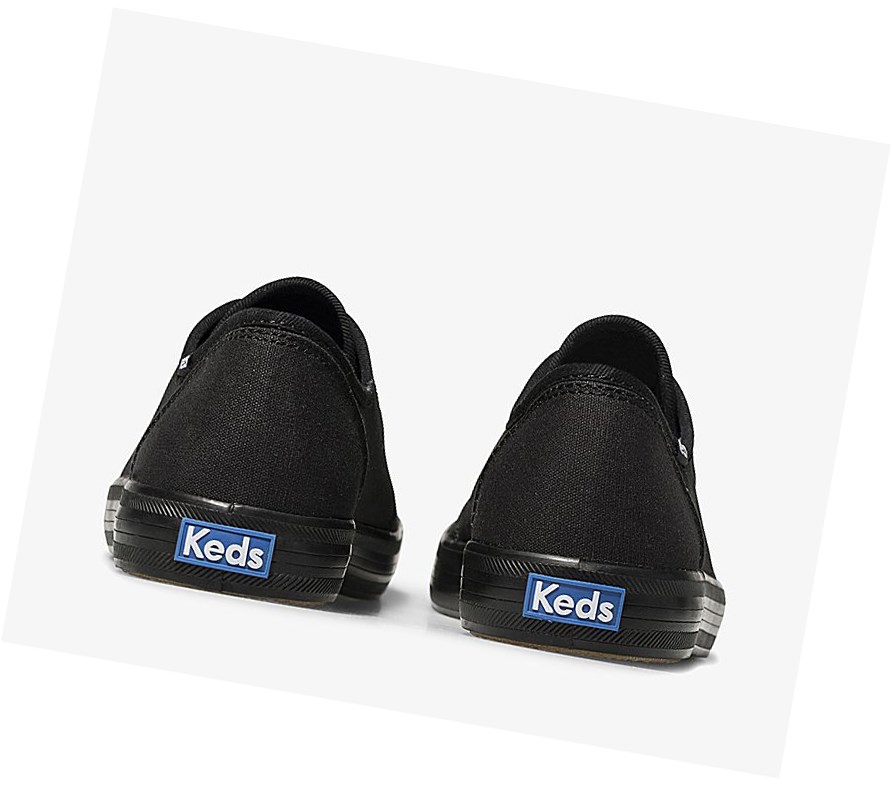 Zapatos con Cordones Keds Washable Kickstart Mujer Negros | JXQ480361